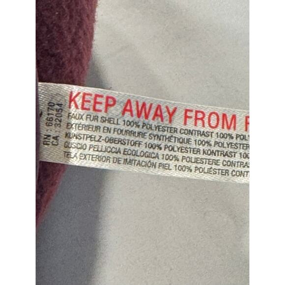 NEW Free People Movement x Hatch Hit The Slopes Fleece Jacket L Deep Maroon NWT - Picture 7 of 13